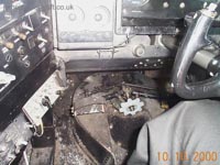 Rudder control pedals of the captain's seat